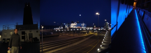 Auf der Fähre gen Heimat / HafenTrelleborg / Nachtzug
